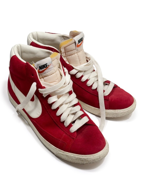 Nike Blazer Mid \'77 Vintage Gym Red Sail Suede Retro Sneakers - Men’s Size 9.5